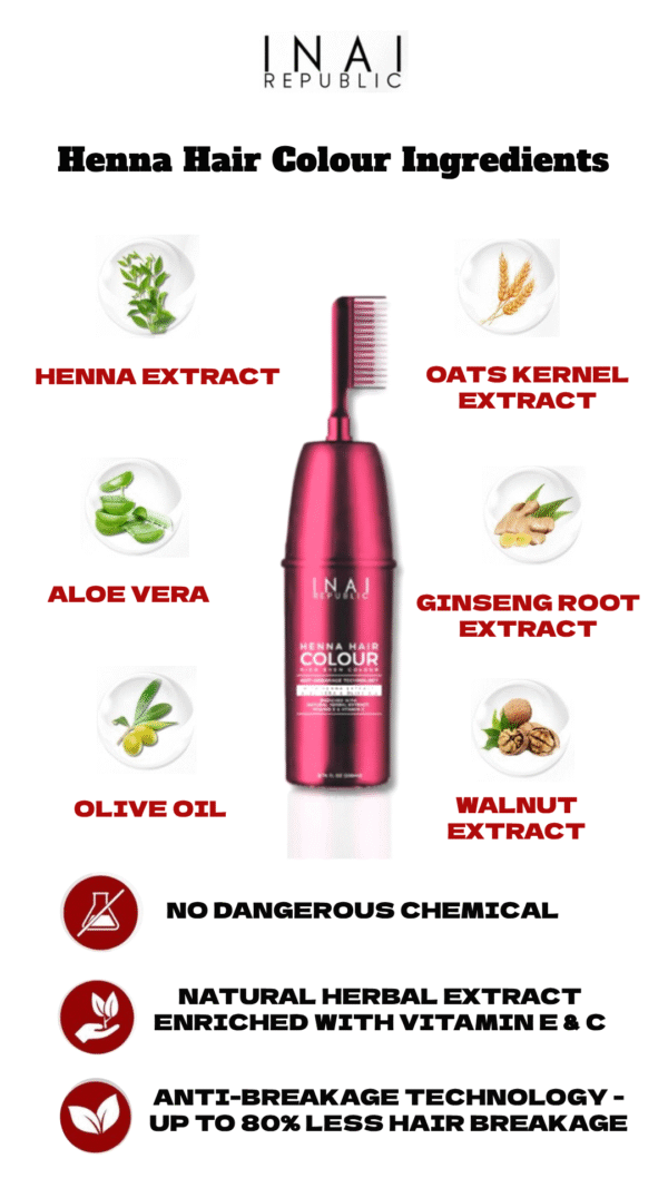 Henna Hair Colour - Coco Black - 200ml - Image 5