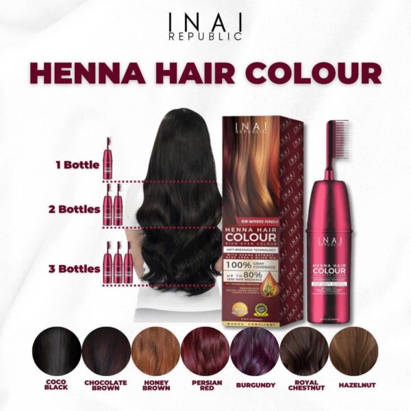 Henna Hair Colour - Coco Black - 200ml - Image 8