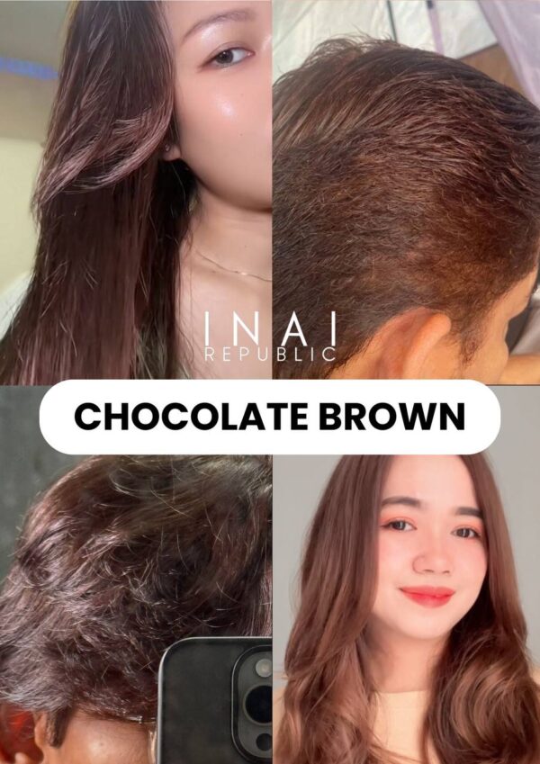2xHenna Hair Colour - Chocolate Brown - 200ml - Image 3