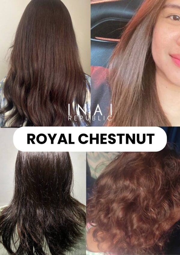 2x Henna Hair Colour - Royal Chestnut - 200ml - Image 3